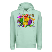 Seafoam mardi gras lips olivia Premium Hoodie - OliviaCreatesArt