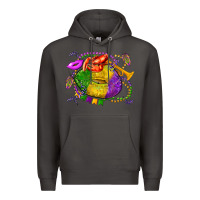 Smoke mardi gras lips olivia Premium Hoodie - OliviaCreatesArt