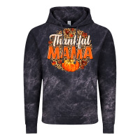 Cloud Black Thankful Mama Vintage Hoodie - MaliasSmallBusiness