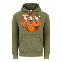 Vintage Olive Thankful Mama Vintage Hoodie - MaliasSmallBusiness