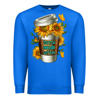 True Royal Mama Needs Coffee Cup Premium Sweatshirt - FaDigitalArtStudio