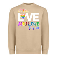 Mushroom All For Love And Love For All Heavyweight Sweatshirt - Bettercallsaul