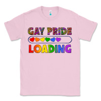 Bubblegum Pink Western Gay Pride Loading LGBTQ+ Classic Tee - BundleAndBundleShop