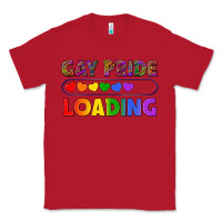 Red Western Gay Pride Loading LGBTQ+ Classic Tee - BundleAndBundleShop