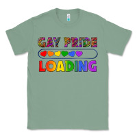 Sage Western Gay Pride Loading LGBTQ+ Classic Tee - BundleAndBundleShop