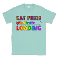 Seafoam Western Gay Pride Loading LGBTQ+ Classic Tee - BundleAndBundleShop