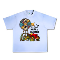 Grape Ice so god made a farmer Urban Heavy Tee - JahusDesignShop