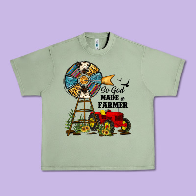 So God Made A Farmer Urban Heavy Tee Designed By Jahusdesignshop