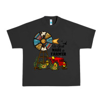 Pigment Black so god made a farmer Urban Heavy Tee - JahusDesignShop