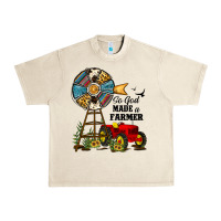 Sandshell so god made a farmer Urban Heavy Tee - JahusDesignShop