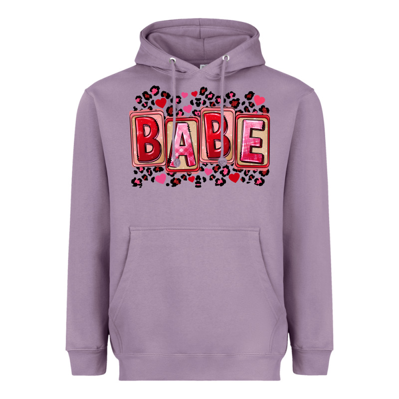 Valentine's Day Babe Heavyweight Hoodie by FaDigitalArtStudio | Teevron