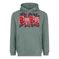 Sage Valentine's Day babe Heavyweight Hoodie - FaDigitalArtStudio