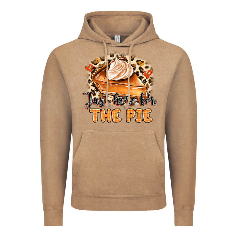 Just Here For The Pie Vintage Hoodie by MaliasSmallBusiness | Teevron