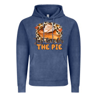 Vintage Denim Just Here For The Pie Vintage Hoodie - MaliasSmallBusiness