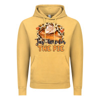 Vintage Mustard Just Here For The Pie Vintage Hoodie - MaliasSmallBusiness