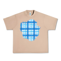 Burro Winter Tartan Patch Urban Heavy Tee - BundleAndBundleShop