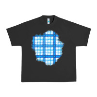 Pigment Black Winter Tartan Patch Urban Heavy Tee - BundleAndBundleShop