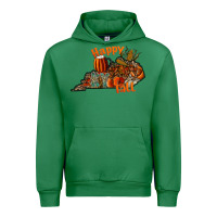Emerald happy fall Urban Hoodie - CowhideDigitalArt