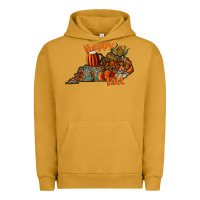 Pigment Peanut Butter happy fall Urban Hoodie - CowhideDigitalArt