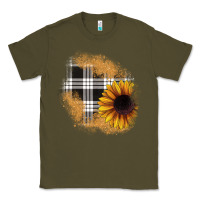 Army Green sunflower christmas patch Classic Tee - JahusDesignShop