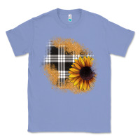 Colony Blue sunflower christmas patch Classic Tee - JahusDesignShop