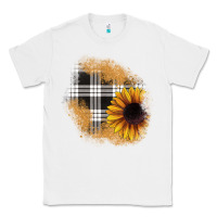 White sunflower christmas patch Classic Tee - JahusDesignShop