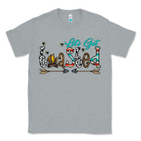 Heather Grey let's get toasted Classic Tee - CowhideDigitalArt
