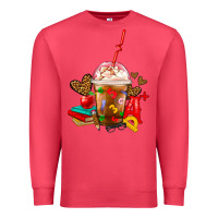 Cardinal teacher frappe coffee Premium Sweatshirt - FaDigitalArtStudio