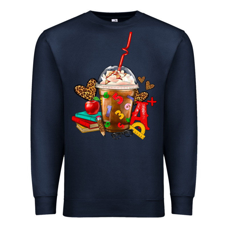 Teacher Frappe Coffee Premium Sweatshirt by FaDigitalArtStudio | Teevron