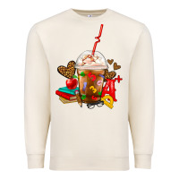 Sandshell teacher frappe coffee Premium Sweatshirt - FaDigitalArtStudio