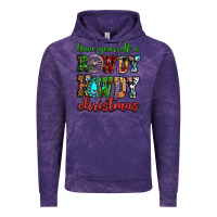 Cloud Purple Have yourself a rowdy howdy Christmas Vintage Hoodie - NancyCooperArtShop