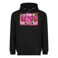 Black Hope Breast Cancer Heavyweight Hoodie - FaDigitalArtStudio