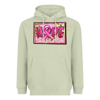 Matcha Hope Breast Cancer Heavyweight Hoodie - FaDigitalArtStudio