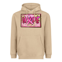 Mushroom Hope Breast Cancer Heavyweight Hoodie - FaDigitalArtStudio