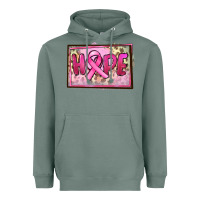 Sage Hope Breast Cancer Heavyweight Hoodie - FaDigitalArtStudio