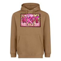 Toasted Coconut Hope Breast Cancer Heavyweight Hoodie - FaDigitalArtStudio