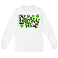White st. patrick's day one lucky mimi Long Sleeve Tee - RanaPortraitStore