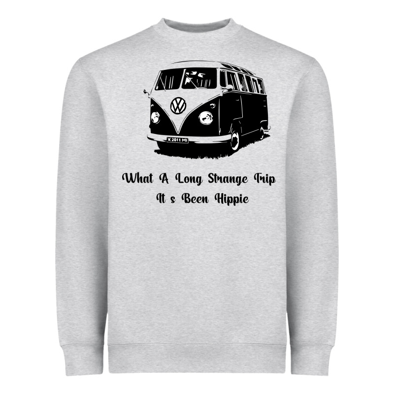 What A Long Strange Trip It S Been Hippie Heavyweight Sweatshirt by Bettercallsaul | Teevron
