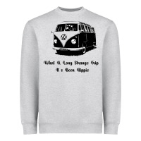 Heather Grey What A Long Strange Trip It s Been Hippie Heavyweight Sweatshirt - Bettercallsaul