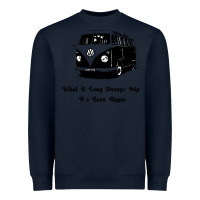 Navy What A Long Strange Trip It s Been Hippie Heavyweight Sweatshirt - Bettercallsaul