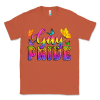 Copper Gay Pride With Butterfly Classic Tee - BundleAndBundleShop
