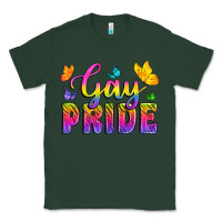 Sports Green Gay Pride With Butterfly Classic Tee - BundleAndBundleShop