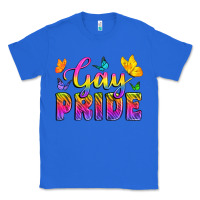 True Royal Gay Pride With Butterfly Classic Tee - BundleAndBundleShop