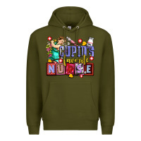Army Green cupids favorite nurse olivia Premium Hoodie - OliviaCreatesArt