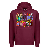 Burgundy cupids favorite nurse olivia Premium Hoodie - OliviaCreatesArt
