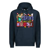 Navy cupids favorite nurse olivia Premium Hoodie - OliviaCreatesArt