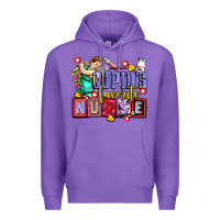 Purple cupids favorite nurse olivia Premium Hoodie - OliviaCreatesArt