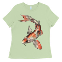 Matcha Koi Fish Ladies Tee - LillyAllenDesigns