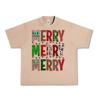 Burro Merry Merry Merry Christmas Urban Heavy Tee - BundleAndBundleShop