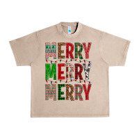 Merry Merry Merry Christmas Urban Heavy Tee | Teevron